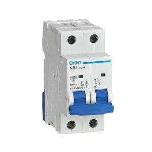 Выключатель автоматический модульный 2п C 16А 10кА NB1-63H CHINT 179826 CHINT