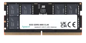Оперативная память Apacer, DDR5, 16Gb (1x16Gb), 4800MHz, CL40, SO-DIMM Apacer