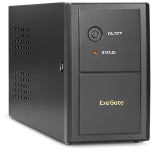 Источник бесперебойного питания ExeGate Power Back BNB-650.LED.AVR.2SH.RJ.USB / 650 ВА / 360 Вт / 2 x CEE 7 (евророзетка) Exegate
