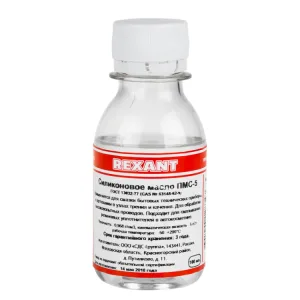 Силиконовое масло REXANT, ПМС-5, 100 мл, флакон, (Полиметилсилоксан) 09-3911 Rexant
