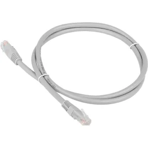 Патч-корд LANMASTER TWT-45-45-5.0/6-GY 5м UTP Cat 6 серый LANMASTER