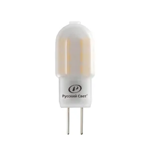 Лампа светодиодная RS LED Capsule G4 2W 220-240V 2Вт капсульная матовая 2700К тепл. бел. G4 200лм 220-240В Ra90 Русский Свет 15010845083 Русский Свет