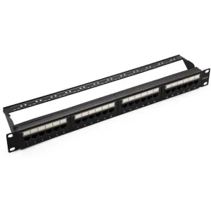 Патч-панель UTP 24хRJ-45 кат.6 1U 19дюйм SUPRLAN 10-0427 SUPRLAN