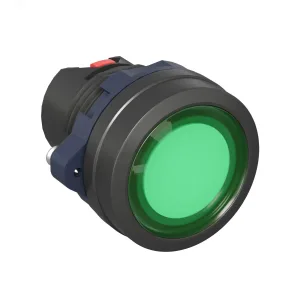Головка кнопки плоская прозрачная с фиксацией, зеленая M22P-FLLGP DKC