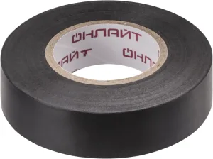 Изолента ПВХ 19мм (рул.20м) 71 690 OIT-B19-20/BL черн. 71690 Онлайт