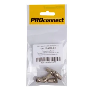 Разъем F-Разъем RG-6 (уп.5шт) 05-4003-6-9 PROconnect