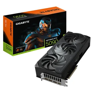 Видеокарта GIGABYTE RTX5090 WINDFORCE OC 32G//RTX5090 GV-N5090WF3OC-32GD Gigabyte