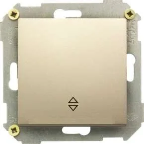 Переключатель проходной 1-кл. СП Simon 34 10А IP20 механизм шампань Simon 34201-034 Simon
