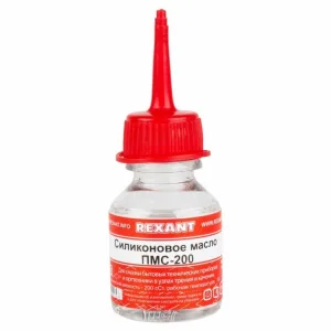 Силиконовое масло REXANT, ПМС-200, 15 мл, носик, (Полиметилсилоксан) 09-3930 Rexant