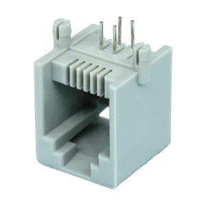 TJ6P4C розетка в плату 55-04 5521 6P CZT