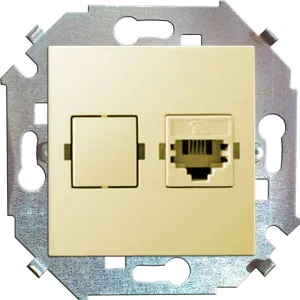 Механизм розетки комп. СП Simon15 RJ45 сл. кость Simon 1591598-031 Simon