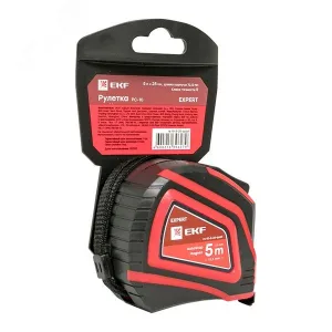 Рулетка измерительная РС-10 (5 м х 25 мм) Autostop Магнит Expert rs-10-5-25-quad EKF