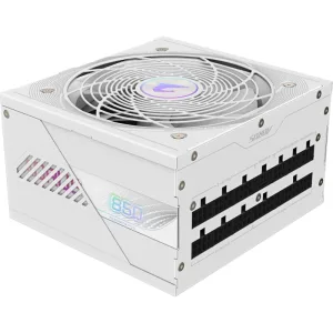 Блок питания GIGABYTE GP-AE850PM PG5 ICE, 850Вт, 80+ Platinum, 120мм, немодульный, белый Gigabyte