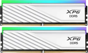 Оперативная память ADATA LANCER BLADE RGB DDR5 DIMM 16GB 5600MHz 2*8GB 46-45-45 1.1V WHITE DUAL TRAY AX5U5600C468G-DTLABRWH ADATA