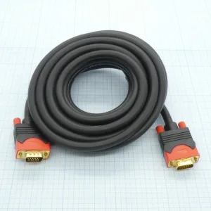 Шнур VGA - VGA    (5.0м) SUOER