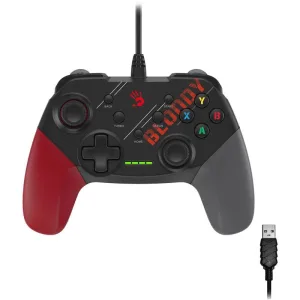 Геймпад A4Tech Bloody GP30 Sports черный/красный USB виброотдача обратная связь A4Tech