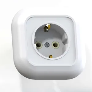 Розетка 1-м СП Валентина РС16-635 16А IP20 с заземл. бел./зол. Кунцево 7654 Кунцево-Электро