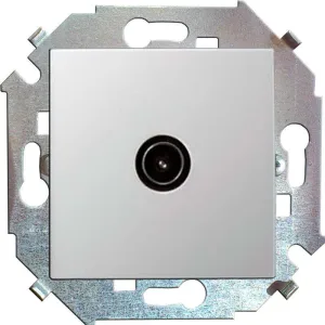 Механизм розетки TV СП Simon15 одиночная белый Simon 1591475-030 Simon