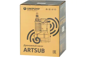 Дренажный насос UNIPUMP ARTSUB Q250 99749  0,25 кВт, пластик, частицы 5мм UNIPUMP