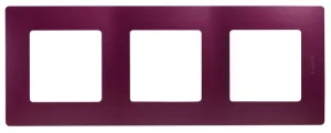 Рамка 3-м СП Etika IP20 сливовый IEK 672563 Legrand (группа IEK)