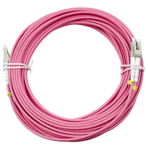 Cabeus FOP-50-OM4-LC-LC-15m Шнур оптический duplex LC-LC 50/125 mm OM4 15м LSZH Cabeus
