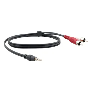 Кабель 3.5mm Audio на 2 RCA (Вилка - Вилки) Kramer C-A35M/2RAM-6 KRAMER