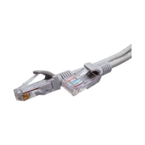 Патч-корд Suprlan 10-0142 UTP RJ-45 вил.-вилка RJ-45 cat.5e 1м серый LSZH 24AWG SUPRLAN